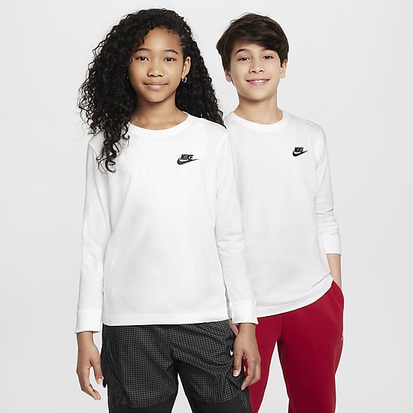 Boys white nike shirt new arrivals